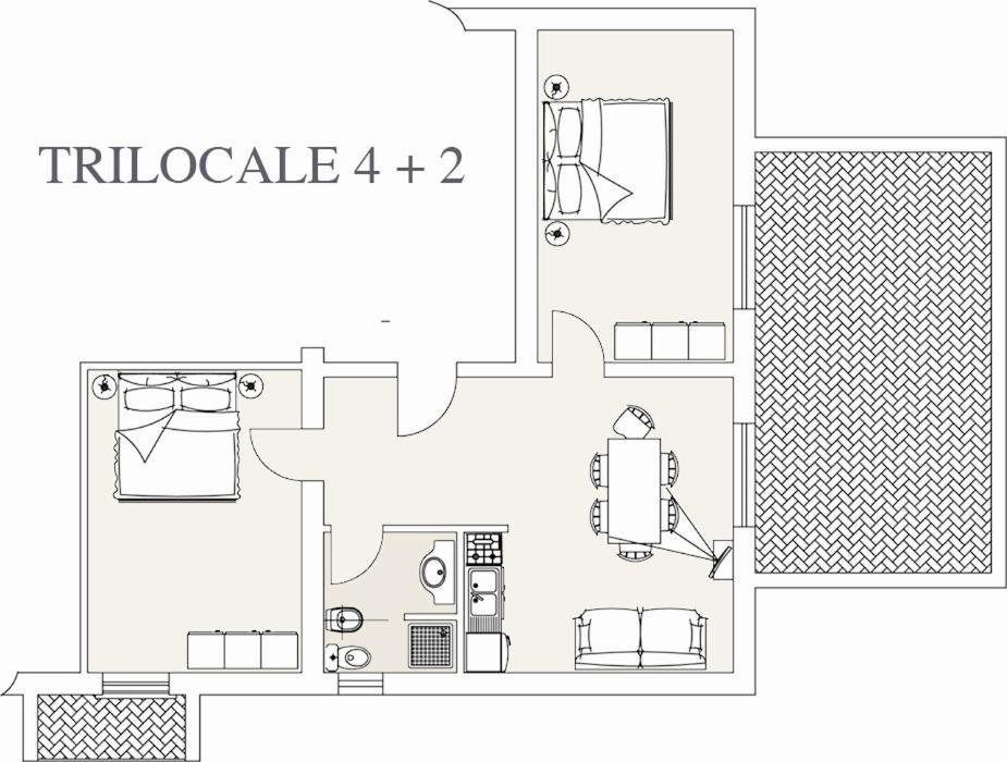 Residence Caterina Каттоліка Екстер'єр фото